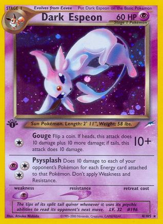 Neo Destiny Dark Espeon #004