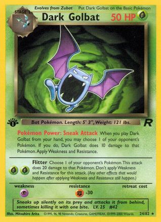 Team Rocket Dark Golbat (24) #24