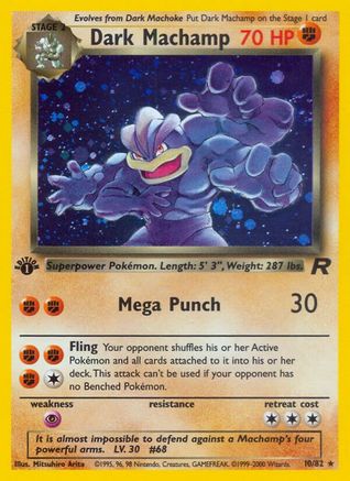 Team Rocket Dark Machamp (10) #10