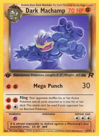 Team Rocket Dark Machamp (27) #27