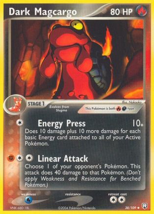 Team Rocket Returns Dark Magcargo #38