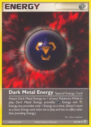 Team Rocket Returns Dark Metal Energy #94