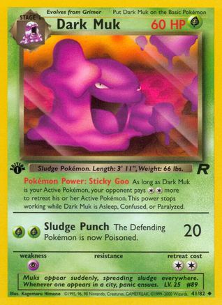 Team Rocket Dark Muk #41
