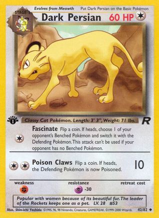 Team Rocket Dark Persian #42