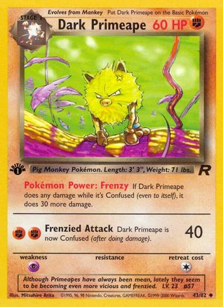 Team Rocket Dark Primeape #43