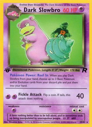Team Rocket Dark Slowbro (29) #29