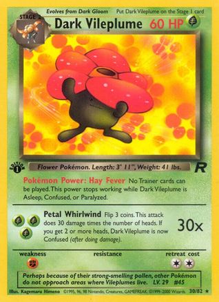 Team Rocket Dark Vileplume (30) #30