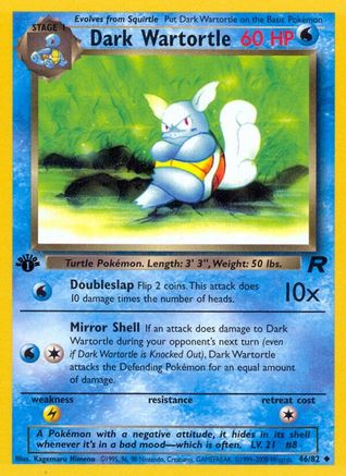 Team Rocket Dark Wartortle #46