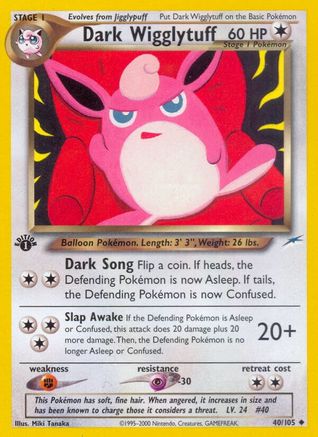 Neo Destiny Dark Wigglytuff #040