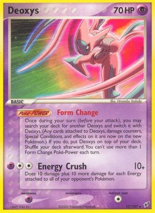 Deoxys Deoxys (Attack Forme) #17