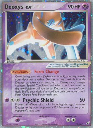 Deoxys Deoxys ex (Defense Forme) #99