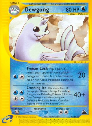 Skyridge Dewgong (7) #007