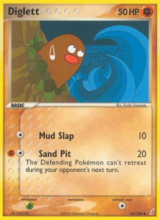 Crystal Guardians Diglett #50