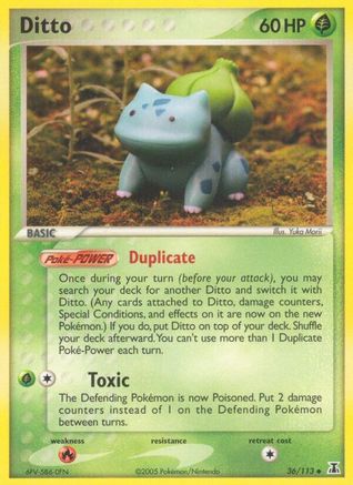 Ditto (Bulbasaur) Delta Species