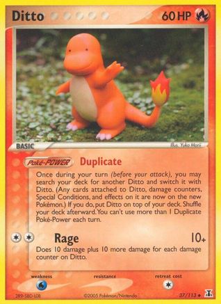 Ditto - 037/113 (Charmander) Delta Species