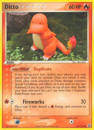 Ditto - 61/113 (Charmander) Delta Species