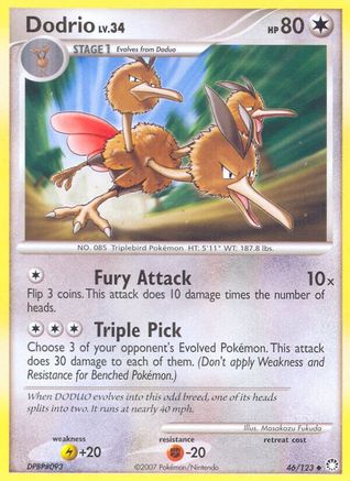 Mysterious Treasures Dodrio #46