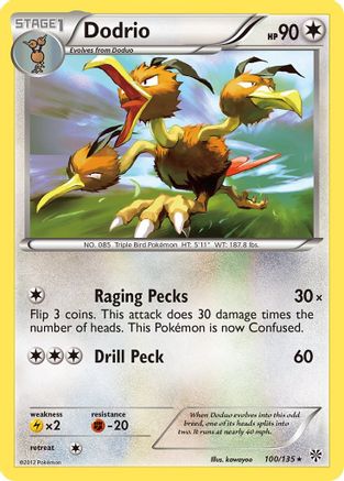 Plasma Storm Dodrio #100
