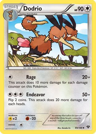 XY Base Set Dodrio #99
