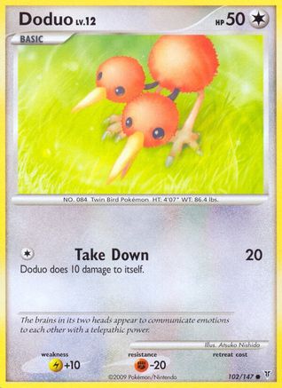 Supreme Victors Doduo #102
