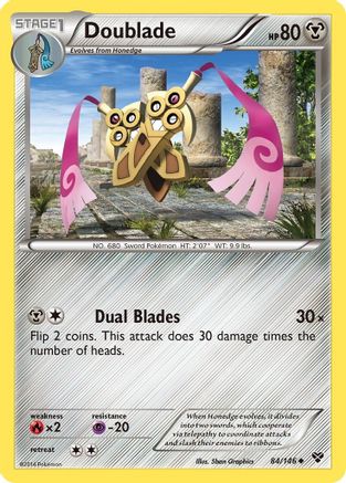 XY Base Set Doublade #84