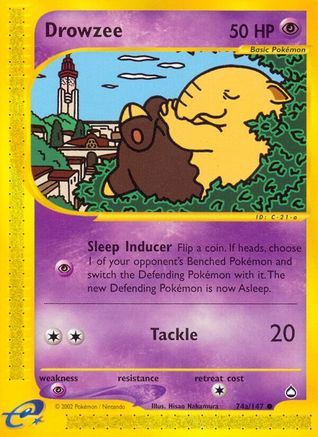 Aquapolis Drowzee (74a) #074a