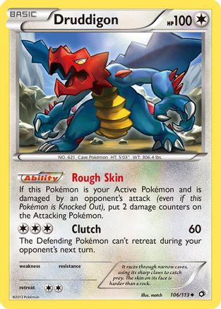 Legendary Treasures Druddigon #106