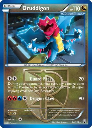 Plasma Storm Druddigon (Team Plasma) #94