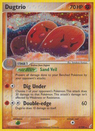 Crystal Guardians Dugtrio #5