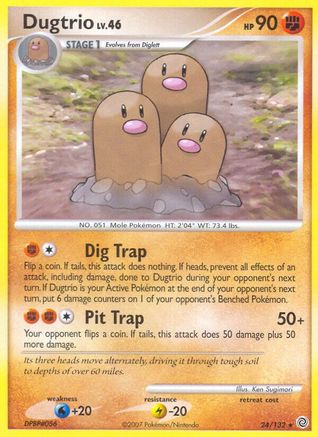 Secret Wonders Dugtrio #24