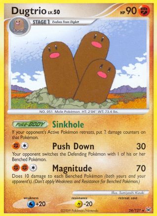 Platinum Dugtrio #24