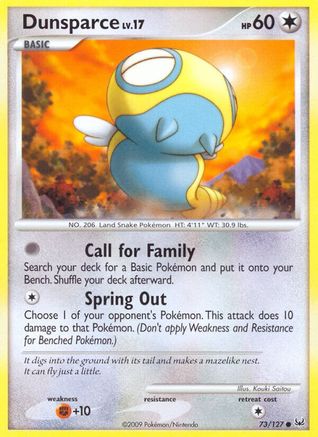 Platinum Dunsparce #73