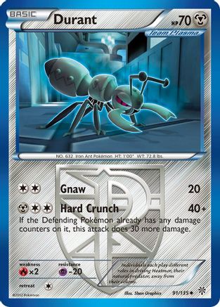 Plasma Storm Durant (Team Plasma) (91) #91