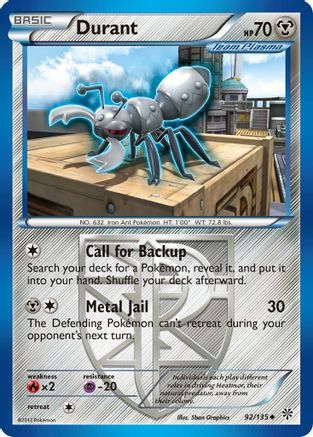 Plasma Storm Durant (Team Plasma) (92) #92