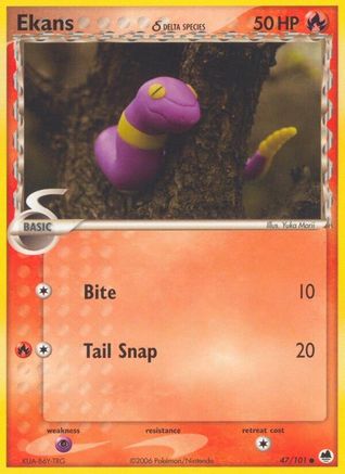 Dragon Frontiers Ekans (Delta Species) #47