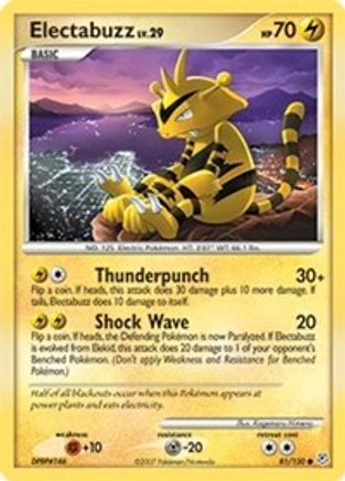 Diamond and Pearl Electabuzz #81