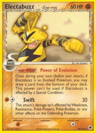 Dragon Frontiers Electabuzz (Delta Species) #29