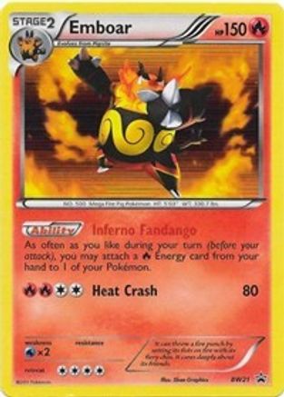 Black and White Promos Emboar #BW21
