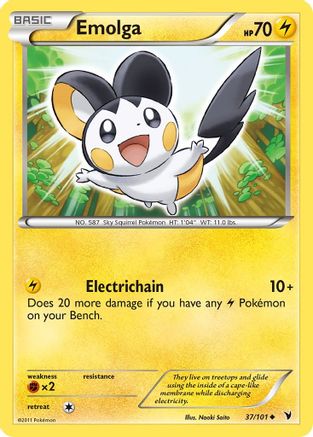 Noble Victories Emolga #37