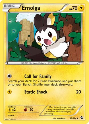 Dragons Exalted Emolga #45