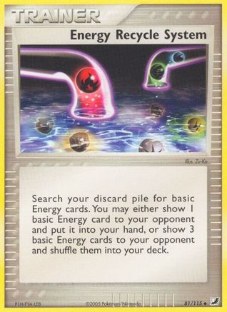 Unseen Forces Energy Recycle System #81