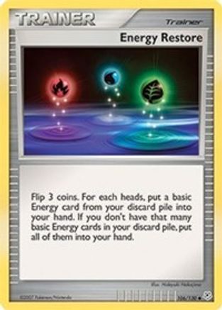 Diamond and Pearl Energy Restore #106