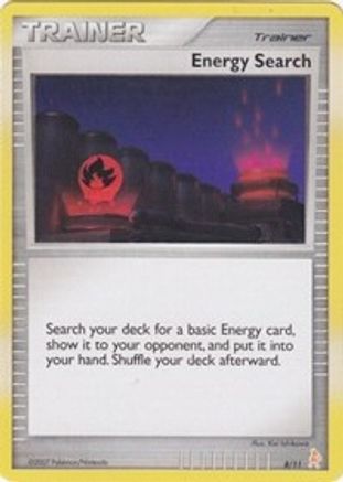 Energy Search (Lucario) 8 DP Trainer Kit: Manaphy & Lucario Pokémon card