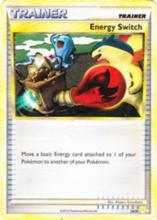 Energy Switch (Raichu) 29 HGSS Trainer Kit: Gyarados & Raichu Pokémon card