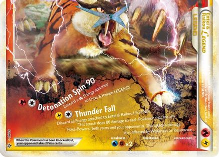 Unleashed Entei & Raikou Legend (bottom) #91