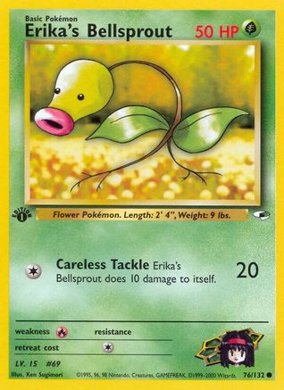 Gym Heroes Erika's Bellsprout (76) #076