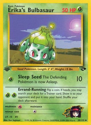 Gym Challenge Erika's Bulbasaur #039