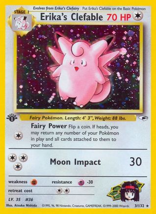 Gym Heroes Erika's Clefable #003