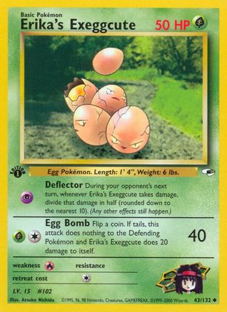 Gym Heroes Erika's Exeggcute (43) #043