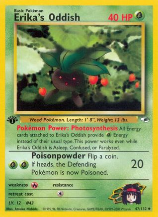 Gym Heroes Erika's Oddish (47) #047